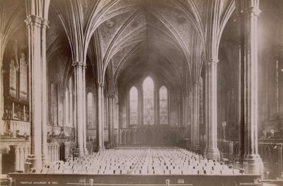 Innenraum der Temple Church von English Photographer